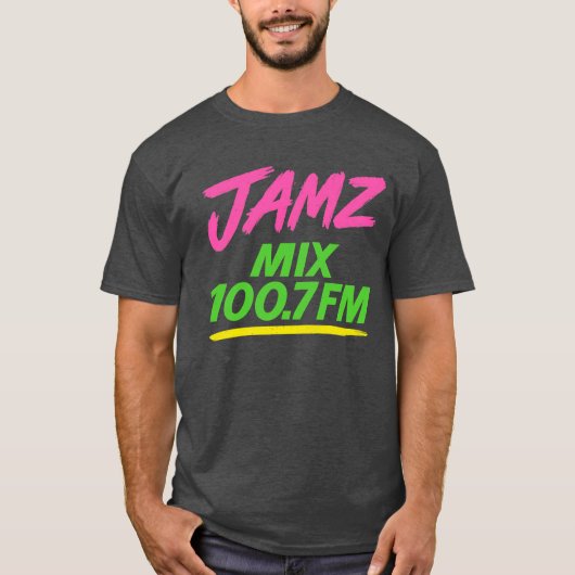 JAMZ MIX 100.7FM Tシャツ (正面)