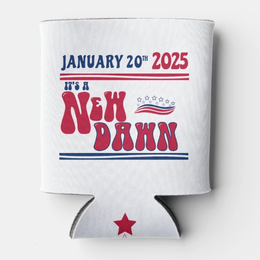 JAN 20 24 新たな夜明け _dsgn 1 缶クーラー (正面)