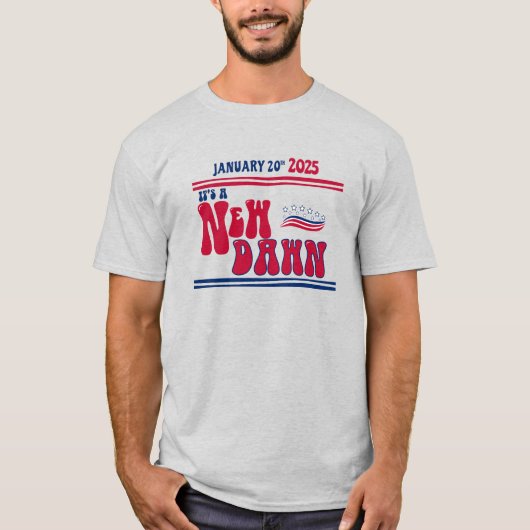 JAN 20 24_it's a new Dawn _dsgn 1 Tシャツ (正面)