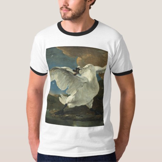 Jan Asselyn – 脅される白鳥 Tシャツ (正面)