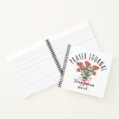 Jan Birth Month Flower Christian Prayer Journal ノートブック (内部)