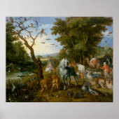 Jan Brueghel the Elder - The Entry of the Animals ポスター (正面)