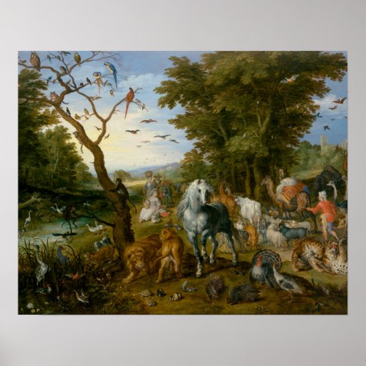 Jan Brueghel the Elder - The Entry of the Animals ポスター (正面)