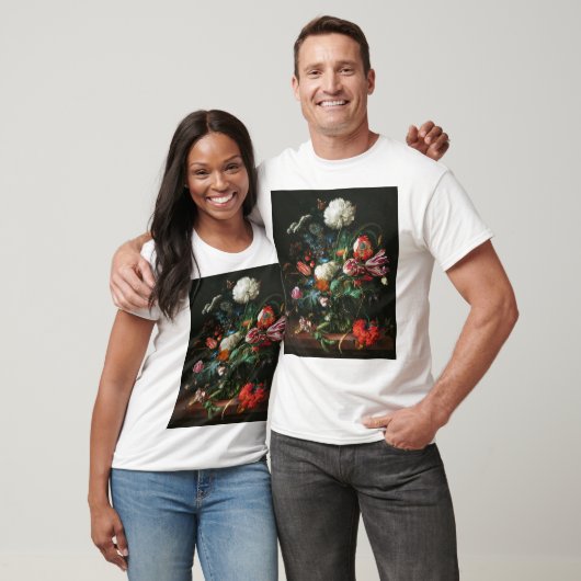 Jan Davidsz de Heem、花の花瓶， 1660 Tシャツ (ユニセックス)