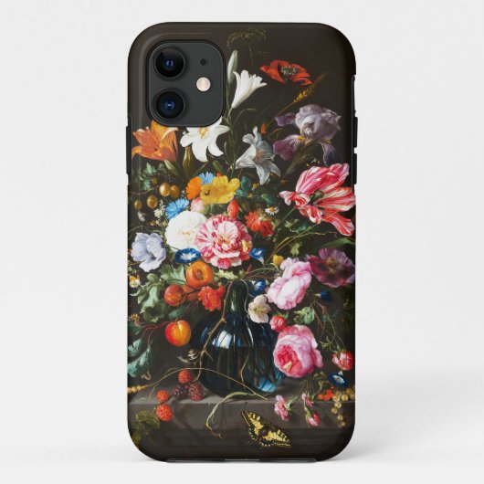 Jan Davidsz de Heem、花の花瓶， 1670 Case-Mate iPhoneケース (裏面)