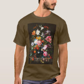Jan Davidsz de Heem、花の花瓶， 1670 Tシャツ (正面)