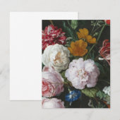 Jan Davidsz De Heem – 花を持つ静物詩 (正面/裏面)