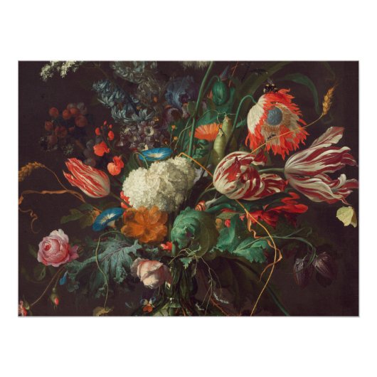 Jan Davidsz De Heem – 花瓶 ポスター (正面)