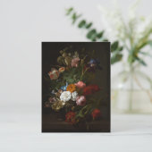 Jan Davidsz de Heem、花瓶, 1700 ポストカード (スタンド正面)