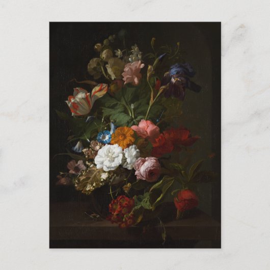 Jan Davidsz de Heem、花瓶, 1700 ポストカード (正面)