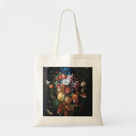Jan Davidsz de Heem, Festoon of Fruit and Flowers トートバッグ (正面)