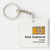 Jan Janson Classic Photography (or your name) キーホルダー (正面)