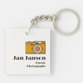 Jan Janson Classic Photography (or your name) キーホルダー (裏面)