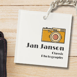 Jan Janson Classic Photography (or your name) キーホルダー
