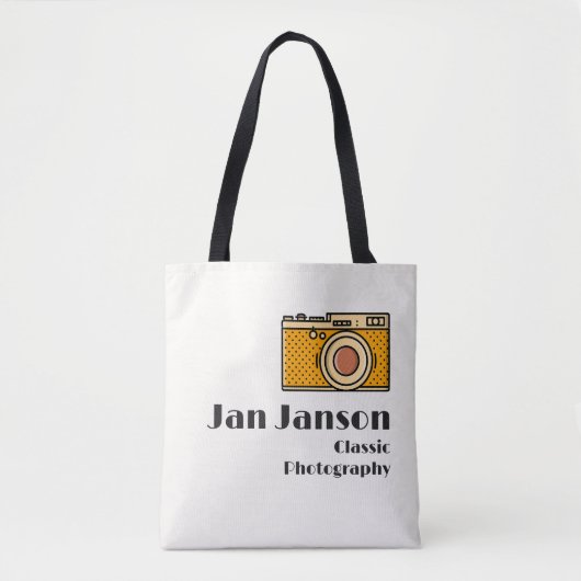 Jan Janson Classic Photography (or your name) トートバッグ (正面)