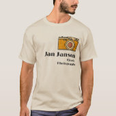 Jan Janson Classic Photography (or your name) Tシャツ (正面)