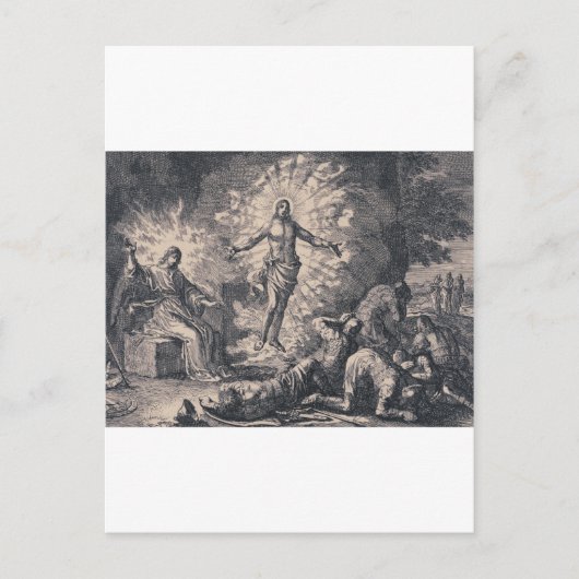 Jan Luykenによるキリストの復活 ポストカード (正面)