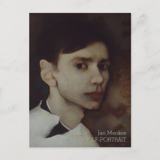 Jan Mankes Self portrait CC0689ポストカード ポストカード (正面)
