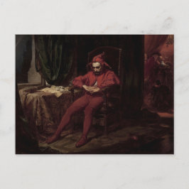 Jan Matejko – ボール中のスタンチク、Harlequin ポストカード