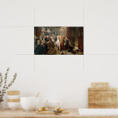 Jan Matejko Rejtanまたはポーランドの秋 ポスター (キッチン)
