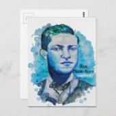 Jan Matzelier – 黒のInventorポストカード ポストカード (正面/裏面)