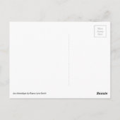 Jan Matzelier – 黒のInventorポストカード ポストカード (裏面)