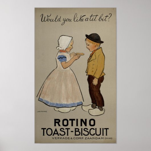 Jan Rinke - Rotino toast-biscuit Poster ポスター (正面)