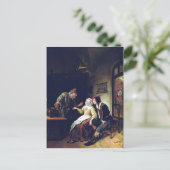 Jan Steen – 豊かさと若さの選択 ポストカード (スタンド正面)