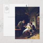 Jan Steen – 豊かさと若さの選択 ポストカード (正面/裏面)