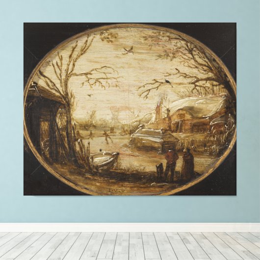 Jan van de Velde (II) キャンバスプリント (インサイチュ (ウッドフロア))