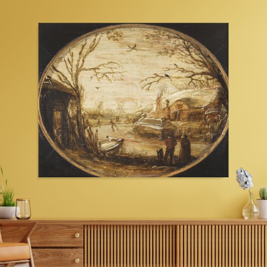 Jan van de Velde (II) キャンバスプリント (インサイチュ (リビング))