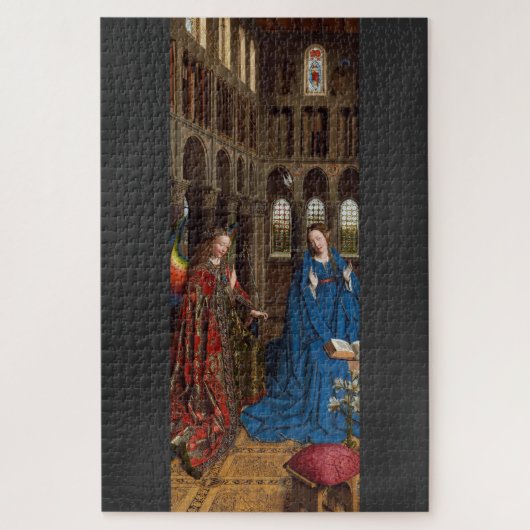 Jan van Eyckによる受胎告知 ジグソーパズル (縦)