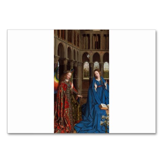 Jan van Eyckによる受胎告知 テーブルナンバー (正面)
