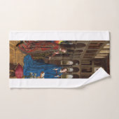 Jan van Eyckによる受胎告知 バスタオルセット (ハンドタオル)