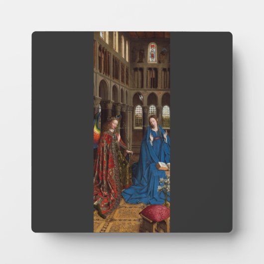 Jan van Eyckによる受胎告知 フォトプラーク (正面)