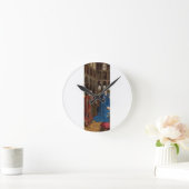 Jan van Eyckによる受胎告知 ラウンド壁時計 (ホーム)