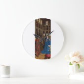 Jan van Eyckによる受胎告知 ラージ壁時計 (ホーム)