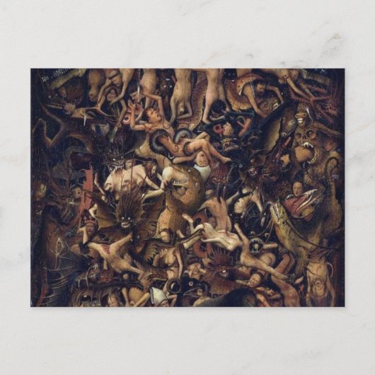 Jan Van Eyckによる最後の判決の受刑 ポストカード (正面)