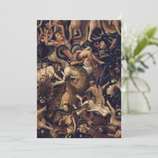 Jan Van Eyckによる最後の判決の受刑 招待状 (スタンド正面)