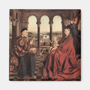 Jan Van Eyck -マドンナとニコラスロル首相 マグネット
