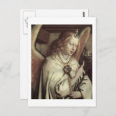 Jan van Eyck Angel、Genter Stadar 素晴らしヴィンテージ ポストカード (正面/裏面)