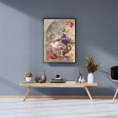 Jan van Huysumによる花の花瓶 ポスター