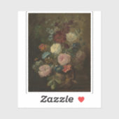 Jan van Huysum – 花瓶 シール (シート)