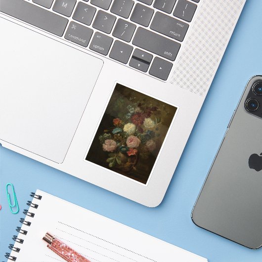 Jan van Huysum – 花瓶 シール (ノートパソコンとiPhone)