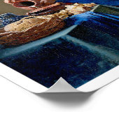 Jan VermeerのMilkmaid - Artヴィンテージ ポスター (角)