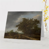 Jan Vermeer、砂丘の端の風景 カード (黄色い花)