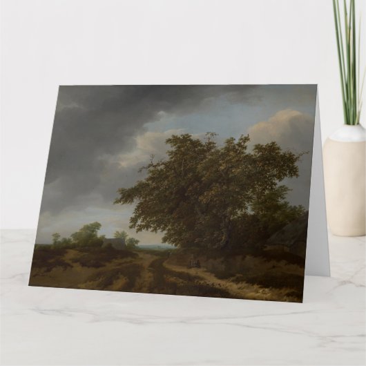 Jan Vermeer、砂丘の端の風景 カード (正面)