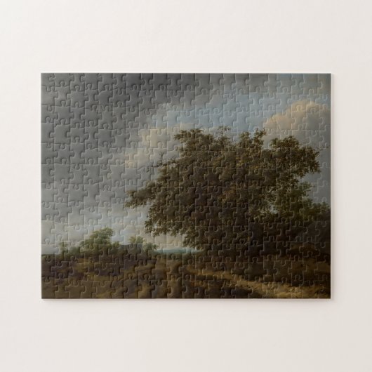 Jan Vermeer、砂丘の端の風景 ジグソーパズル (横)
