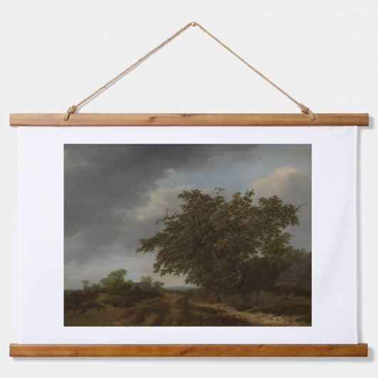 Jan Vermeer、砂丘の端の風景 吊り下げ型タペストリー (正面)