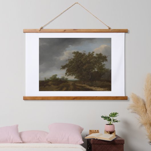 Jan Vermeer、砂丘の端の風景 吊り下げ型タペストリー (寝室)